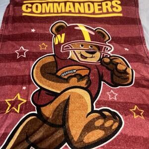 Washington Commanders NFL Soft Fleece Blanket Bear Teddy Bear Child Size/for One